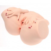 Телесный мастурбатор-полуторс Barbie - Naked Factory - в Одинцово купить с доставкой