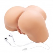 Телесный мастурбатор Olivia с 2 любовными отверстиями - Baile - в Одинцово купить с доставкой