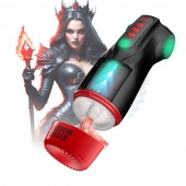 Интерактивный мастурбатор Raven с вакуумом, вибрацией и подсветкой - Shots Media BV - в Одинцово купить с доставкой