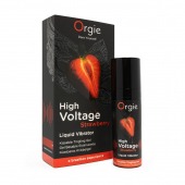 Жидкий вибратор Orgie High Voltage Strawberry - 15 мл. - ORGIE - купить с доставкой в Одинцово