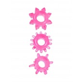 Комплект из трех розовых эрекционных колец - Erowoman-Eroman - в Одинцово купить с доставкой