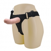 Реалистичный страпон-фаллоимитатор на трусиках Ultra Passionate Harness - 15 см. - Baile - купить с доставкой в Одинцово