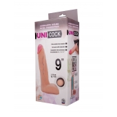 Фаллическая насадка Харнесс UNICOCK 9  - 24 см. - LOVETOY (А-Полимер) - купить с доставкой в Одинцово