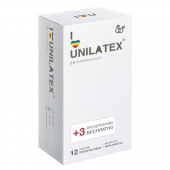 Разноцветные ароматизированные презервативы Unilatex Multifruit  - 12 шт. + 3 шт. в подарок - Unilatex - купить с доставкой в Одинцово