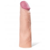 Реалистичная насадка с ярко выраженной головкой - 16,5 см. - A-toys - в Одинцово купить с доставкой