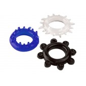 Набор из 3 разноцветных эрекционных колец - A-toys - в Одинцово купить с доставкой