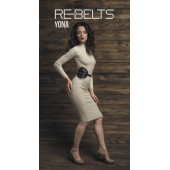 Пояс с клёпками Yona Black - Rebelts - купить с доставкой в Одинцово