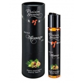 Массажное масло с ароматом экзотических фруктов Huile de Massage Gourmande Fruits Exotiques - 59 мл. - Plaisir Secret - купить с доставкой в Одинцово