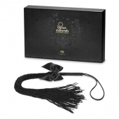 Чёрная плётка Lilly Whip Bijoux - Bijoux Indiscrets - купить с доставкой в Одинцово