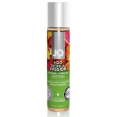 Смазка с ароматом тропических фруктов JO Flavored Tropical Passion - 30 мл. - System JO - купить с доставкой в Одинцово