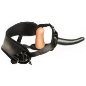 Женский страпон с вагинальной пробкой Woman Strap - 12 см. - LOVETOY (А-Полимер) - купить с доставкой в Одинцово