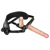 Женский страпон с вагинальной пробкой Woman Strap - 18 см. - LOVETOY (А-Полимер) - купить с доставкой в Одинцово