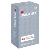 Презервативы с точками Unilatex Dotted - 12 шт. + 3 шт. в подарок - Unilatex - купить с доставкой в Одинцово