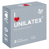 Презервативы с точками Unilatex Dotted - 3 шт. - Unilatex - купить с доставкой в Одинцово