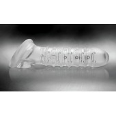 Утолщающая ребристая насадка на пенис - Доминирующее кольцо - в Одинцово купить с доставкой