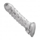 Утолщающая ребристая насадка на пенис - Доминирующее кольцо - в Одинцово купить с доставкой