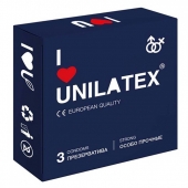 Ультрапрочные презервативы Unilatex Extra Strong - 3 шт. - Unilatex - купить с доставкой в Одинцово