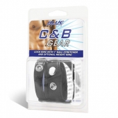 Утяжка для мошонки и пениса Cock Ring With 1  Ball Stretcher And Optional Weight Ring - BlueLine - купить с доставкой в Одинцово