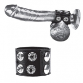 Ремень на член и мошонку 1.5  Cock Ring With Ball Strap - BlueLine - купить с доставкой в Одинцово