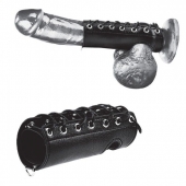 Сбруя на член на шнуровке 5  Cock Sheath - BlueLine - купить с доставкой в Одинцово