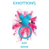 Голубое эрекционное виброколечко Emotions Minnie Breeze - Lola Games - в Одинцово купить с доставкой