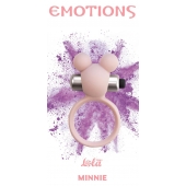 Розовое эрекционное виброколечко Emotions Minnie Light pink - Lola Games - в Одинцово купить с доставкой