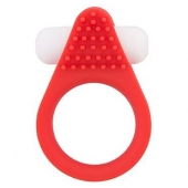 Красное эрекционное кольцо LIT-UP SILICONE STIMU RING 1 RED - Dream Toys - в Одинцово купить с доставкой
