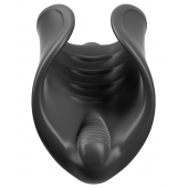 Чёрный мастурбатор Vibrating Silicone Stimulator с вибрацией - Pipedream - в Одинцово купить с доставкой