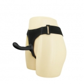 Страпон с изогнутой головкой Ultra Harness Curvy Dildo - 15,8 см. - Baile - купить с доставкой в Одинцово
