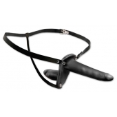 Женский страпон с вагинальной пробкой Double Penetrix Strap-on - 15 см. - Pipedream - купить с доставкой в Одинцово