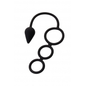 Тройное эрекционное кольцо с анальным хвостом Drop S-size - Erotist Adult Toys - в Одинцово купить с доставкой