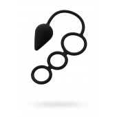 Тройное эрекционное кольцо с анальным хвостом Drop M-size - Erotist Adult Toys - в Одинцово купить с доставкой