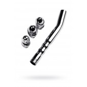 Металлический анальный душ с тремя насадками - ToyFa - купить с доставкой в Одинцово