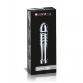 Ребристый фаллоимитатор для электростимуляции Funky Fella Rill Dildo - 13 см. - MyStim - купить с доставкой в Одинцово