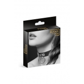 Узенький ошейник из полиуретана с кольцом - Bijoux Pour Toi - купить с доставкой в Одинцово