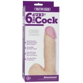 Ультра реалистичная насадка Vac-U-Lock  6  ULTRASKYN Cock - 17,3 см. - Doc Johnson - купить с доставкой в Одинцово