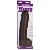 Большая насадка для трусиков Vac-U-Lock Realistic Hung - 31,7 см. - Doc Johnson - купить с доставкой в Одинцово