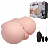 Вагина и анус с вибрацией CrazyBull Vagina and Ass - Baile - в Одинцово купить с доставкой