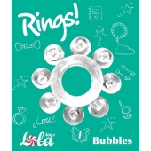 Прозрачное эрекционное кольцо Rings Bubbles - Lola Games - в Одинцово купить с доставкой