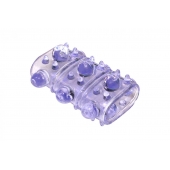 Фиолетовая насадка на пенис Rings Armour - Lola Games - в Одинцово купить с доставкой