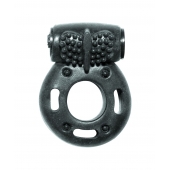 Черное эрекционное кольцо с вибрацией Rings Axle-pin - Lola Games - в Одинцово купить с доставкой