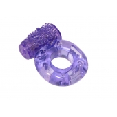 Фиолетовое эрекционное кольцо с вибрацией Rings Axle-pin - Lola Games - в Одинцово купить с доставкой