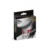 Красный чокер с замком в форме сердца - Bijoux Pour Toi - купить с доставкой в Одинцово