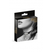Черный чокер с двумя кольцами - Bijoux Pour Toi - купить с доставкой в Одинцово