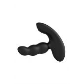 Черный силиконовый стимулятор простаты Levett Nitoc с пультом ДУ - Levett - в Одинцово купить с доставкой