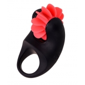 Чёрно-красное эрекционное виброкольцо Erotist - Erotist Adult Toys - в Одинцово купить с доставкой