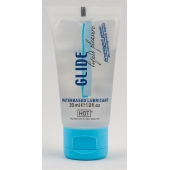 Интимная смазка на водной основе Glide - 30 мл. - HOT - купить с доставкой в Одинцово