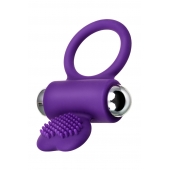 Фиолетовое виброкольцо с ресничками JOS PERY - JOS - в Одинцово купить с доставкой