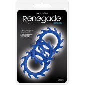 Набор из 3 синих эрекционных колец Renegade Gears - NS Novelties - в Одинцово купить с доставкой