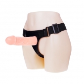 Телесный фаллоимитатор на трусиках Jessica Strap-On - 15,5 см. - Baile - купить с доставкой в Одинцово
